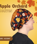 Apple Orchard Leaves - Scrub Cap - rae & grace - Euro - Accent Top