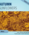 Autumn Sunflowers - Scrub Cap - rae & grace - Skull Cap - Made to order Please allow 7-10 days for fulfillment.