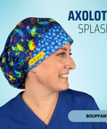Axolotl Splash - Scrub Cap - rae & grace - Bouffant