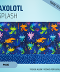 Axolotl Splash - Scrub Cap - rae & grace - Pixie - *Made to order