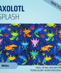 Axolotl Splash - Scrub Cap - rae & grace - Skull Cap - *Made to order