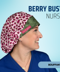 Berry Busy Nurse  - Scrub Cap - rae & grace - Bouffant