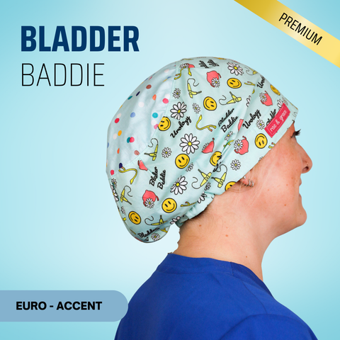 Bladder Baddie - Scrub Cap - rae & grace - Euro - Accent Top