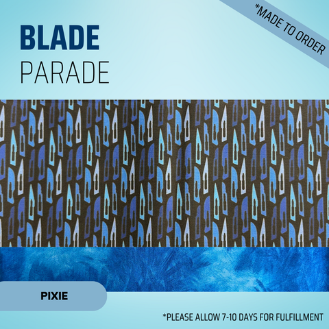 Blade Parade  - Scrub Cap - rae & grace - Pixie - Made to order Please allow 7-10 days for fulfillment.