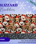 Blizzard Buddies - Scrub Cap - rae & grace - Pixie - Made to order Please allow 7-10 days for fulfillment.