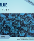 Blue Tiedye - Scrub Cap - rae & grace - Skull Cap - *Made to order