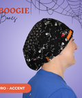 Boogie Bones  - Scrub Cap - rae & grace - Euro - Accent Top