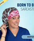 Born To Be Sarcastic - Scrub Cap - rae & grace - Bouffant