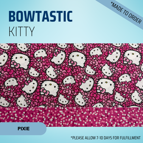 Bowtastic Kitty - Scrub Cap - rae & grace - Pixie - *Made to order