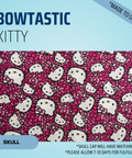 Bowtastic Kitty - Scrub Cap - rae & grace - Skull Cap - *Made to order