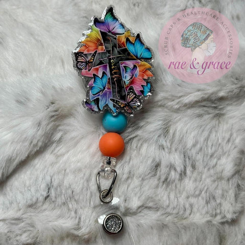 Faith Butterfly Cross - Badge Reel