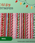 Candy Stripes - Scrub Cap - rae & grace - Skull Cap - Made to order Please allow 7-10 days for fulfillment.