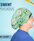 Cement Psychosis - Scrub Cap - rae & grace - Euro - Accent Top