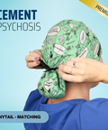 Cement Psychosis - Scrub Cap - rae & grace - Ponytail - Matching Top