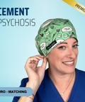 Cement Psychosis - Scrub Cap - rae & grace - Euro - Matching Top