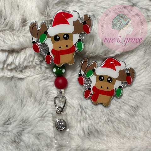 Christmas Moose - Badge Reel