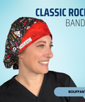 Classic Rock Bands - Scrub Cap - rae & grace - Bouffant