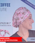 Coffee Cutie - Scrub Cap - rae & grace - Bouffant