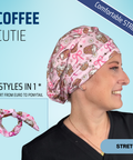 Coffee Cutie - Scrub Cap - rae & grace - Skull Cap - *Made to order
