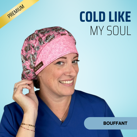 Cold Like My Soul - Scrub Cap - rae & grace - Bouffant