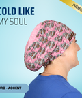 Cold Like My Soul - Scrub Cap - rae & grace - Euro - Accent Top