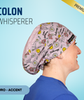 Colon Whisperer - Scrub Cap - rae & grace - Euro - Accent Top