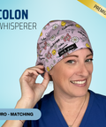 Colon Whisperer - Scrub Cap - rae & grace - Euro - Matching Top