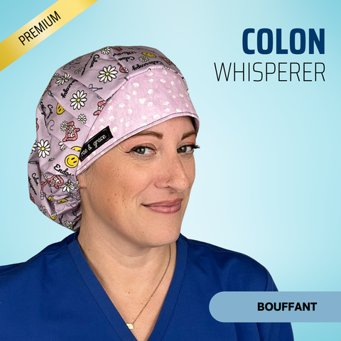 Colon Whisperer - Scrub Cap - rae & grace - Bouffant