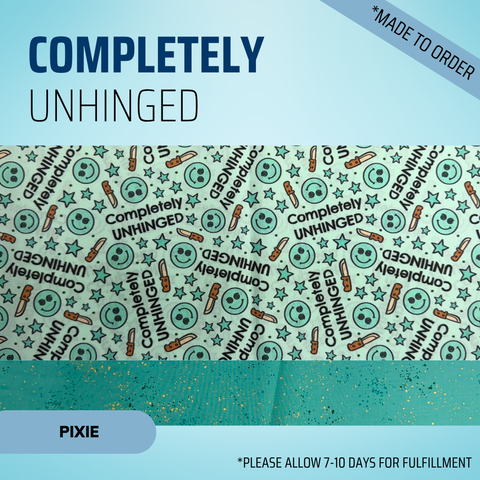 Completly Unhinged - Scrub Cap - rae & grace - Pixie - *Made to order
