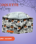 Coquette And Creepy - Scrub Cap - rae & grace - Euro - Accent Top