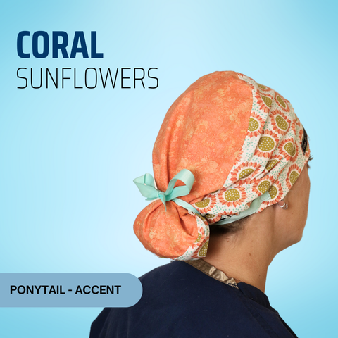 Coral Sunflowers