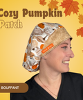 Cozy Pumpkin Patch - Scrub Cap - rae & grace - Bouffant
