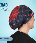 Crab Crawl - Scrub Cap - rae & grace - Euro - Accent Top