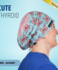 Cute Thyroid - Scrub Cap - rae & grace - Euro - Accent Top