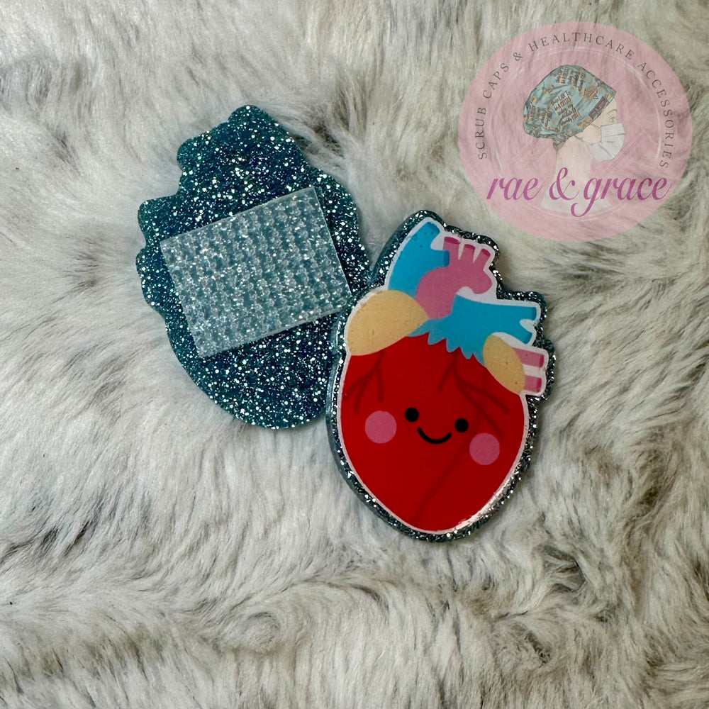 Rainbow Leopard Heart Badge Reel – Sweet Sassy N Krafty LLC