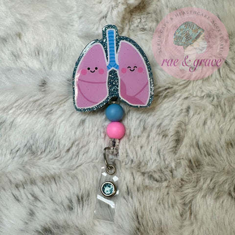 Cute Lungs - Badge Reel