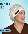 Daintly Tied - Scrub Cap - rae & grace - Euro - Matching Top