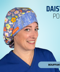 Daisy Pop - Scrub Cap - rae & grace - Bouffant