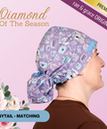 Diamond Of The Season - Scrub Cap - rae & grace - Ponytail - Matching Top