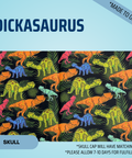 Dick-A-Saurus - Scrub Cap - rae & grace - Skull Cap - *Made to order