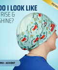 Do I Look Like I Rise And Shine - Scrub Cap - rae & grace - Euro - Accent Top