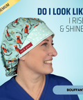 Do I Look Like I Rise And Shine - Scrub Cap - rae & grace - Bouffant