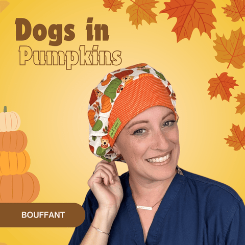 Dogs in Pumpkins