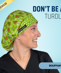 Don't Be A Turdle - Scrub Cap - rae & grace - Bouffant