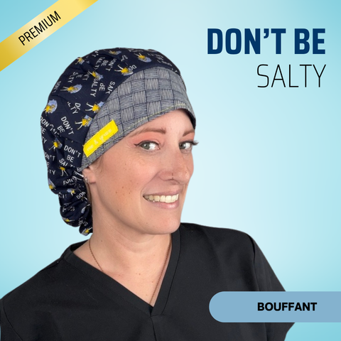 Don't Be Salty - Scrub Cap - rae & grace - Bouffant