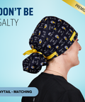 Don't Be Salty - Scrub Cap - rae & grace - Ponytail - Matching Top