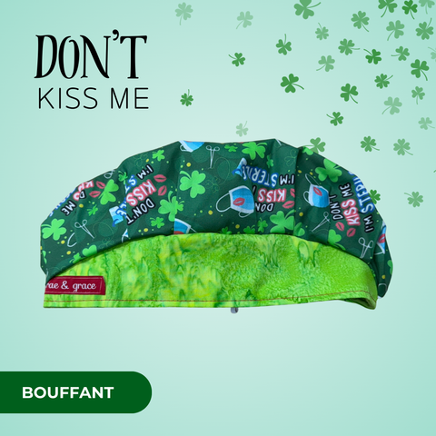 Dont Kiss Me - Scrub Cap - rae & grace - Bouffant