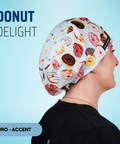 Donut Delight - Scrub Cap - rae & grace - Euro - Accent Top