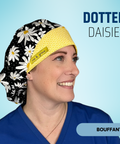 Dotted Daisies - Scrub Cap - rae & grace - Bouffant