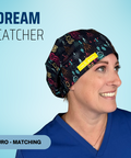 Dream Catcher - Scrub Cap - rae & grace - Euro - Matching Top